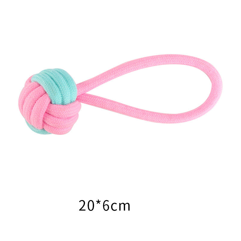 Cotton Knot Rope Dog Toy Set