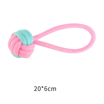 Cotton Knot Rope Dog Toy Set