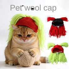 Braided Pigtail Knit Pet Hat