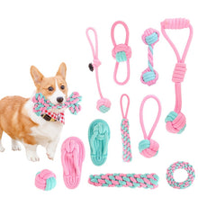 Cotton Knot Rope Dog Toy Set