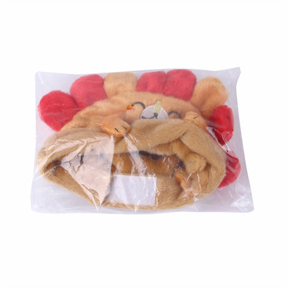 Hedgehog Pattern Windproof Pet Head Cover