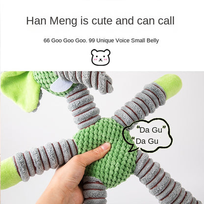 Elephant, Pig & Bear Plush Squeaky Toy Set