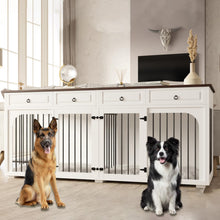 Tucker Murphy Pet Furniture Style Dog Crate with 4 Drawers and Divider