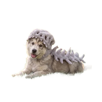 Dinosaur Skeleton Halloween Pet Hood