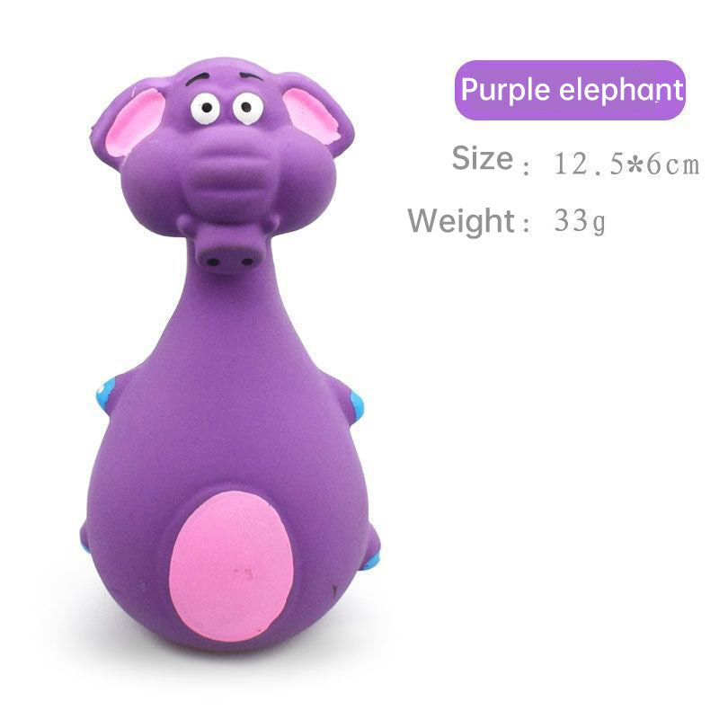 Cartoon Latex Squeaky Dog Toy