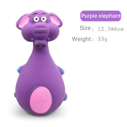 Cartoon Latex Squeaky Dog Toy