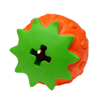 Strawberry-Shaped Treat Dispensing Puzzle Toy