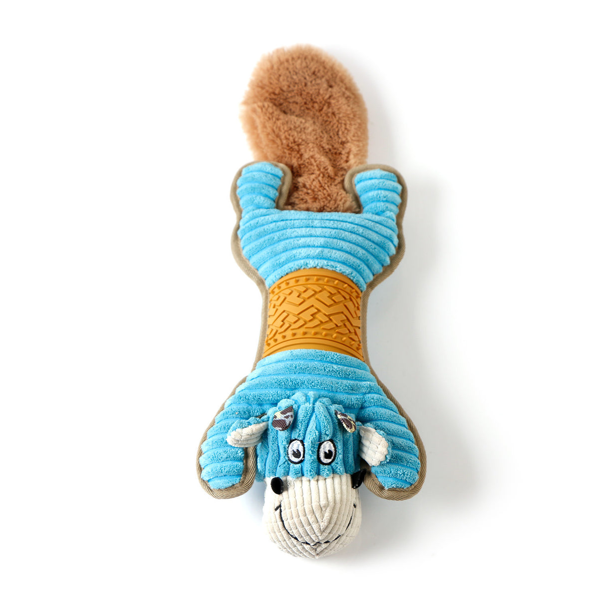 Long Plush Squeaky Chew Toy for Dogs