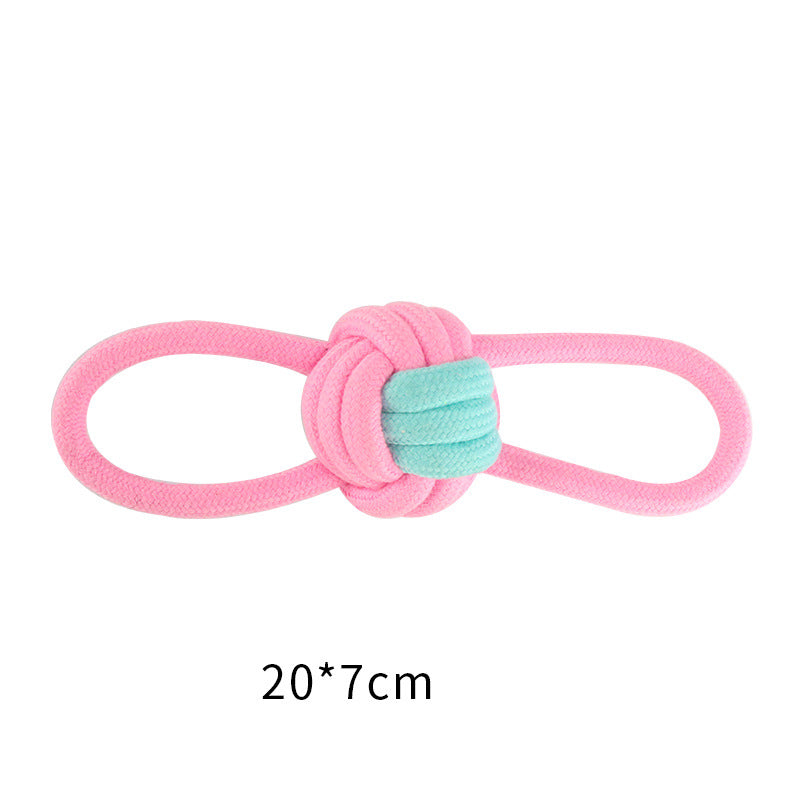 Cotton Knot Rope Dog Toy Set