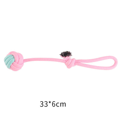 Cotton Knot Rope Dog Toy Set