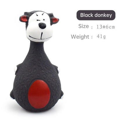 Cartoon Latex Squeaky Dog Toy