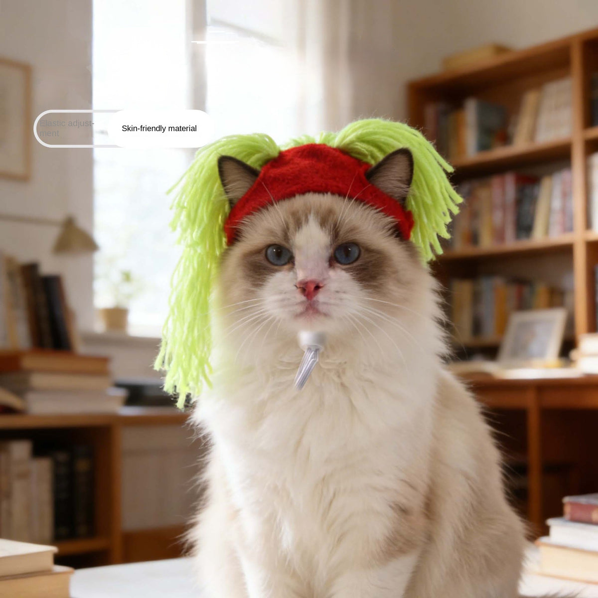 Braided Pigtail Knit Pet Hat