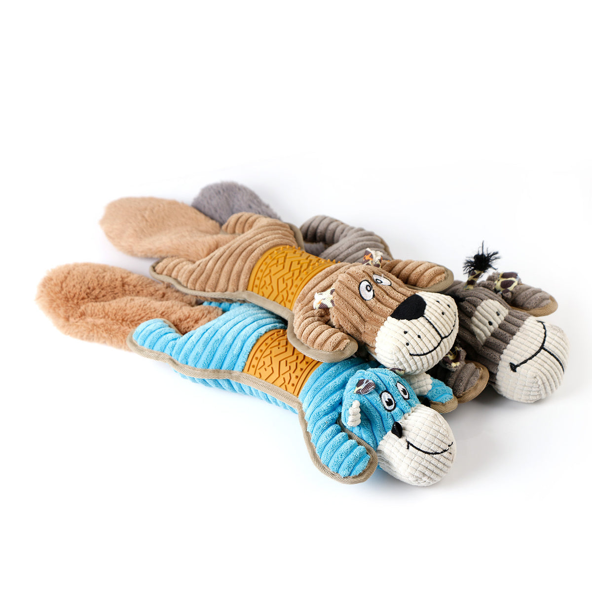 Long Plush Squeaky Chew Toy for Dogs