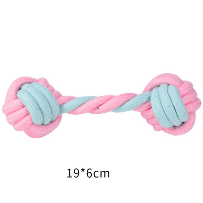 Cotton Knot Rope Dog Toy Set