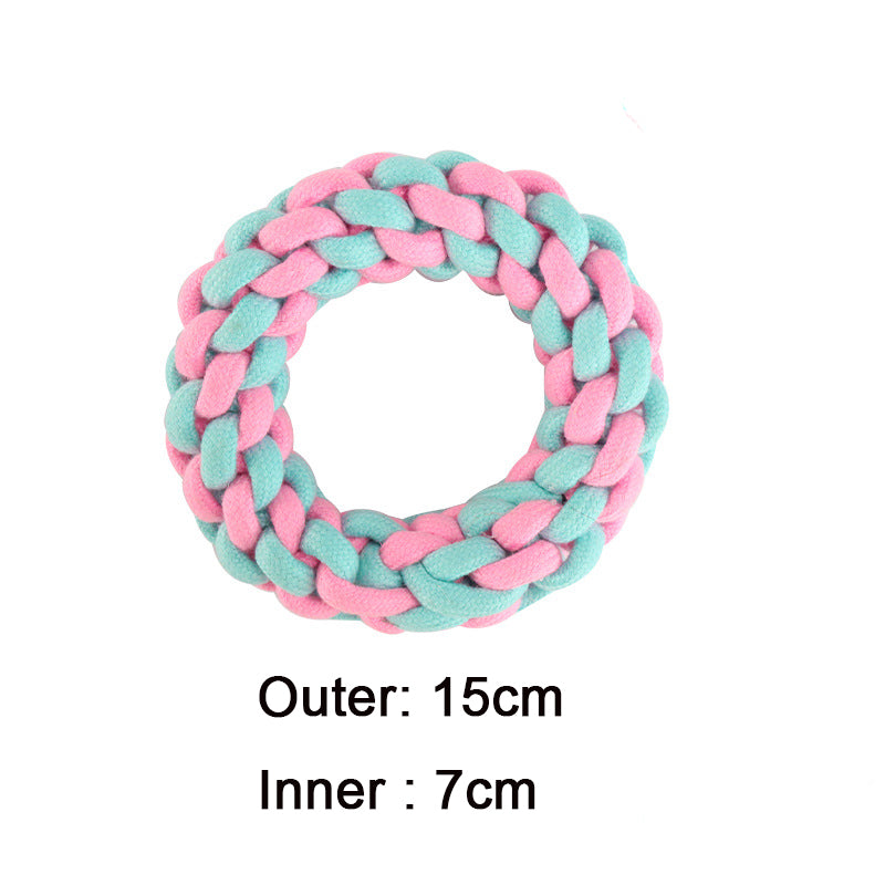 Cotton Knot Rope Dog Toy Set